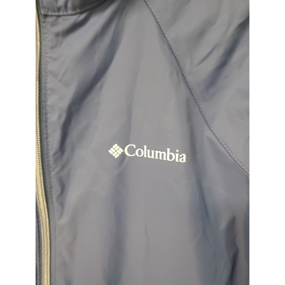 Columbia Women's Waterproof Hooded Jacket Blue Medium Lightweight Switchback III - Picture 5 of 11